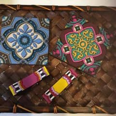新品☆アジアン♫コースター&箸置きsetのサムネイル