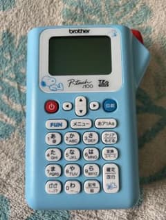 Brother P-touch J100 スヌーピー 水色　作動問題なし◡̈のサムネイル