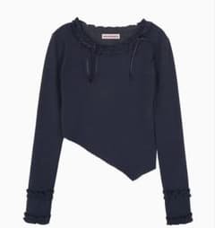 新品未使用　HIGHSCHOOLDISCO アシンメトリー長袖カットソーのサムネイル