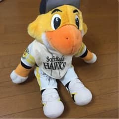松中信彦 直筆サイン入り ハリーぬいぐるみ 野球 福岡ソフトバンクホークスのサムネイル