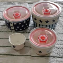 電子レンジ対応　磁器　密閉容器のサムネイル