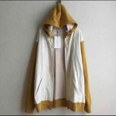 N.HOOLYWOOD  マスタード×アイボリー 切り替えパーカーのサムネイル