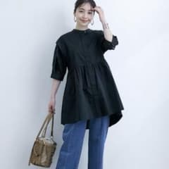 美品♡VIS ビス　ヴィス　チュニック　ブラックのサムネイル