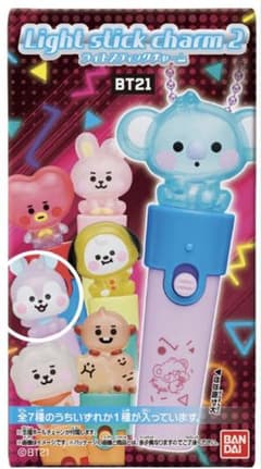 BT21 Light stick charm 2 키링