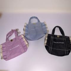 JILL by JILLSTUART ミニチュアトートチャーム 3個セットのサムネイル