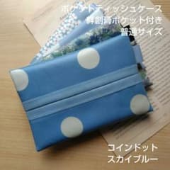 ポケットティッシュケース 絆創膏ポケット付き 普通サイズ - メルカリ