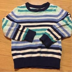 H&Mボーダーニット 120cm 美品 GAPのサムネイル