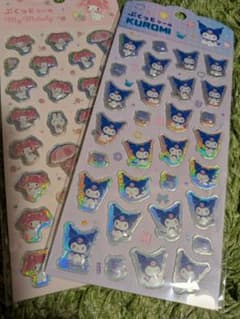 My Melody & Kuromi ホログラムステッカーセットのサムネイル