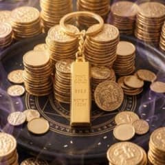 金龍神と座敷童子黄金霊塊守／高額当選／億万長者／金運／宝くじ