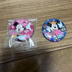 東京ディズニーリゾート ミニーマウス 缶バッジ 2個セット - メルカリ