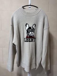 CIAOPANIC TIPYフレンチブルドッグ刺繍ニットのサムネイル