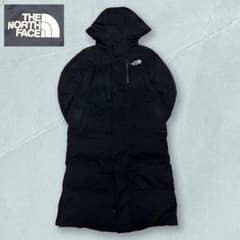 R270】THE NORTH FACE ロングダウン ベンチコート 刺繍ロゴ - メルカリ