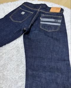 【美品】桃太郎ジーンズ W29 レザーパッチ 81のサムネイル