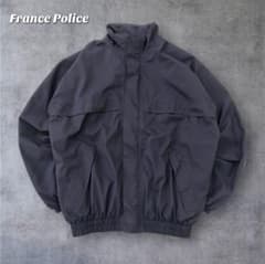 フランス警察 00s ウォータープルーフ ジャケット XL ネイビー