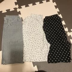 ユニクロ　レギンスパンツ3枚セット　120サイズのサムネイル