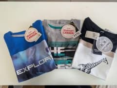 キッズ 長袖Tシャツ 3枚セット 新品のサムネイル