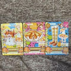アイカツ イエローステージ カード 3枚セットのサムネイル