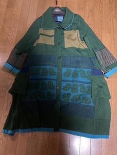 センソユニコann吉ロングコート ニット アン吉 - メルカリ