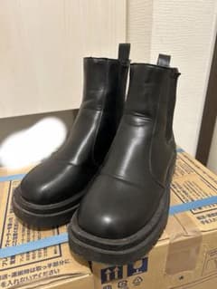 厚底サイドゴアレザーブーツ[ci383]のサムネイル