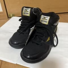 Mizuno WAVE RIDER バスケットボールシューズ 黒/金のサムネイル