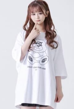 OY ODOLLY Tオードリープリント半袖Tシャツ ホワイトのサムネイル