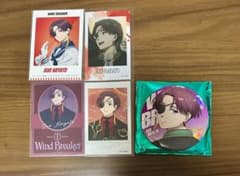 WIND BREAKER 윔블레 소수 하야히 캔 배지 체키 클리어 카드