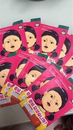 ４枚専用　イカゲーム オリーブヤング　BRINGGREEN パックのサムネイル