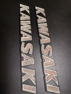 Kawasaki スワロフスキーストーン エンブレム 2枚セットのサムネイル