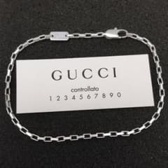 GUCCI グッチ ブレスレット ベネチアン スクエア 20cm 925 GUCCI グッチ ブレスレット ベネチアン スクエア 20.5cm 925 - メルカリ