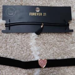 FOREVER 21 パール付きチョーカー2点セット