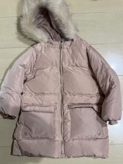 ZARA フード付き　ダウンコート 104cm 3〜4歳のサムネイル