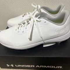 UNDER ARMOUR 野球スパイク ホワイト 29.0高校野球対応のサムネイル
