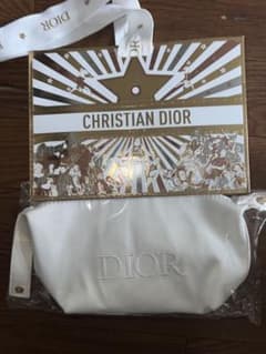 DIOR ポーチ ホワイト　【新品】のサムネイル