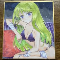 k*o様 手描きイラスト オリジナル 色紙 - メルカリ