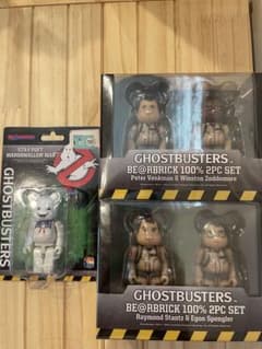 BE@RBRICK 100% 베어브릭 고스트 버스터즈 세트