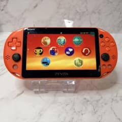 動作品】 PS Vita 2000 ネオン オレンジ 本体 良品 PSVita - メルカリ