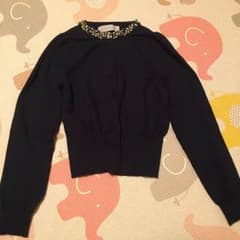 ビジュークールネックカーディガンのサムネイル