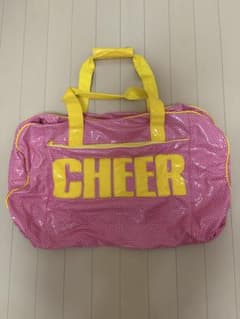 CHEER ボストンバッグ ピンク ドット柄のサムネイル