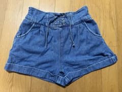 女の子150 デニムショートパンツのサムネイル