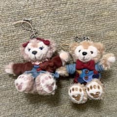 ダッフィー シェリーメイ ペア ぬいぐるみキーホルダーのサムネイル