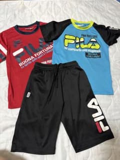 FILA Tシャツ ハーフパンツ セット 120のサムネイル