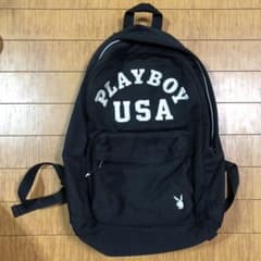 リュック バックパック リュックサック PLAY BOY 黒リュックのサムネイル