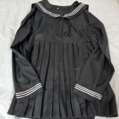 セーラー服 学生服 上下セット ブラック ハロウィンのサムネイル