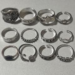 メ*)様 スプーンリング シルバーリング y2k ヴィンテージ archive スプーンリング シルバーリング ヴィンテージ 古着 archive y2k - メルカリ
