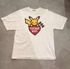 HUMAN MADE ポケモン ピカチュウ Tシャツ オンライン限定 白 L