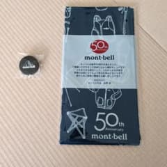 mont-bell 50th Anniversary バンダナとピンバッジセットのサムネイル