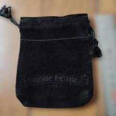 ク*マ様 クロムハーツ Chrome Hearts 巾着 ポーチ 革袋 クローム 