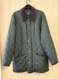 Brooks Brothers 346 キルティングコート オリーブ Mのサムネイル