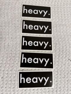 heavy. ステッカー 5枚セットのサムネイル