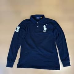 Ralph Lauren ラルフローレン ネイビー 長袖ポロシャツ 1回着用 Mのサムネイル